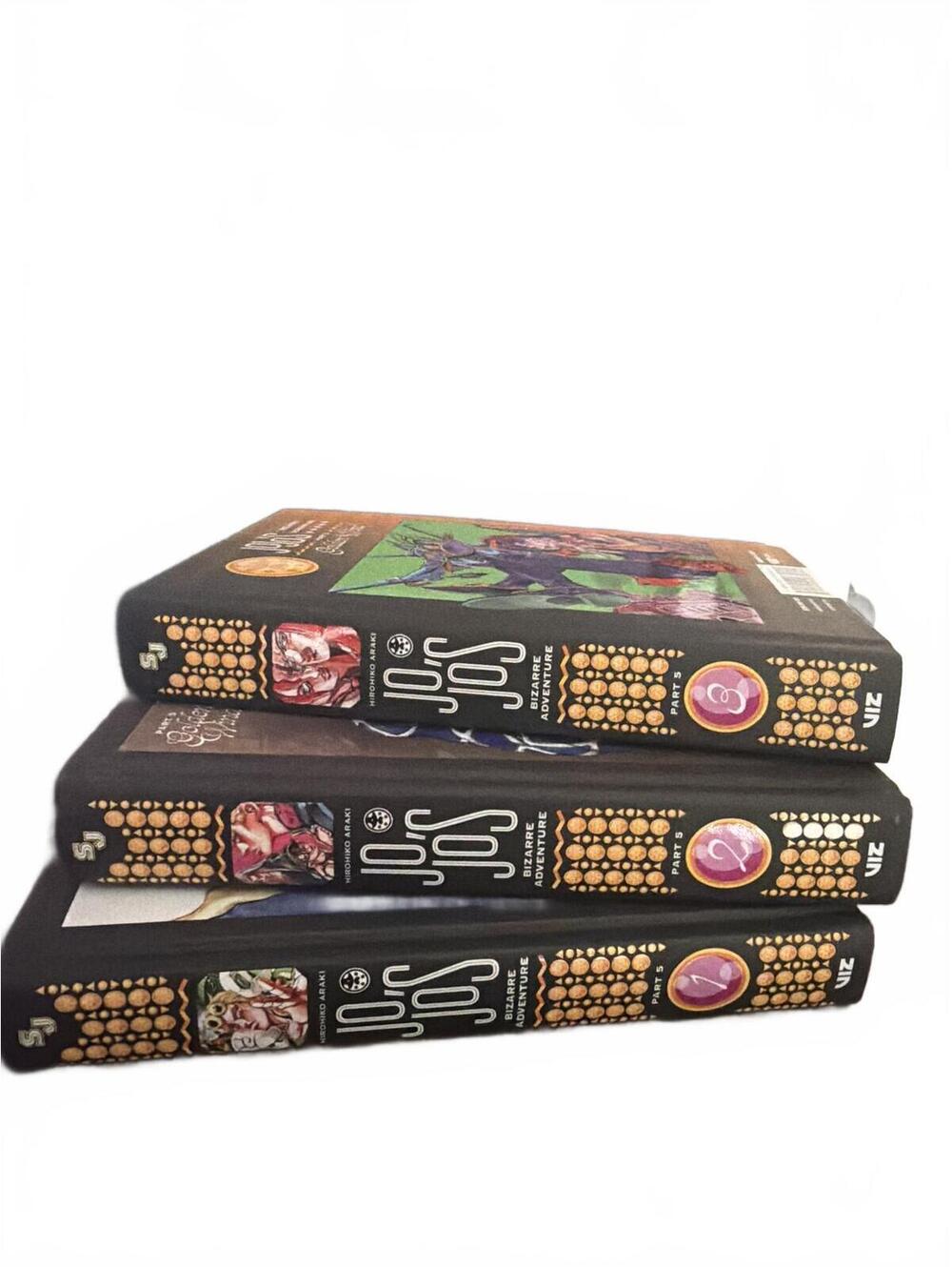 Jojos Bizarre Adventure Golden Wind English Manga Vol. 1-3 Hardcover Araki